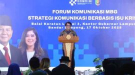 Forum Komunikasi MBG: Strategi Komunikasi Berbasis Isu Krisis di Balai Keratun Provinsi Lampung | Foto: Ist.