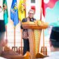 Kepala Dinas Komunikasi Informatika dan Statistik Provinsi Lampung, Ganjar Jationo, menghadiri acara Pelantikan Dewan Pengurus Wilayah DPW BKPRMI Provinsi Lampung | Foto: Ist.