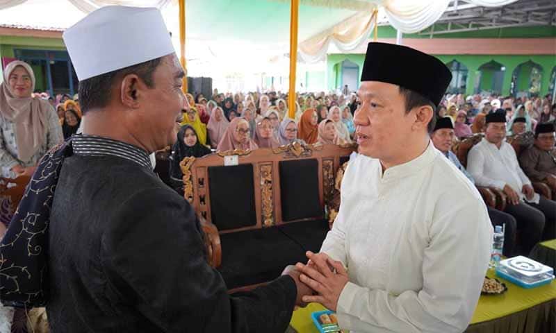 Haul Syaikh Abdul Qodir Al-Jailani di Kampung Rejo Basuki V, Kecamatan Seputih Raman | Foto: Ist.
