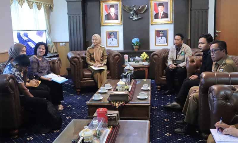 DPD Gerkatin Provinsi Lampung audiensi dengan Wakil Gubernur Lampung, Jihan Nurlela | Foto: Ist.
