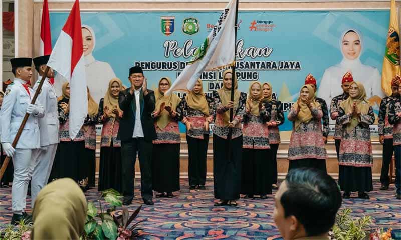 Pelantikan DPW dan DPD Lembaga Seni Qasidah Indonesia (LASQI) Nusantara Jaya Provinsi Lampung periode 2025–2030 | Foto: Ist.