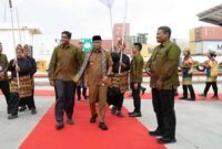 Gubernur Rahmat Mirzani Djausal meresmikan Lampung Refinery PT. Pacrim Nusantara Lestari Foods | Foto: Ist.