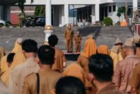 Apel Mingguan di lingkungan Sekretariat Daerah Provinsi Lampung | Foto: Ist.