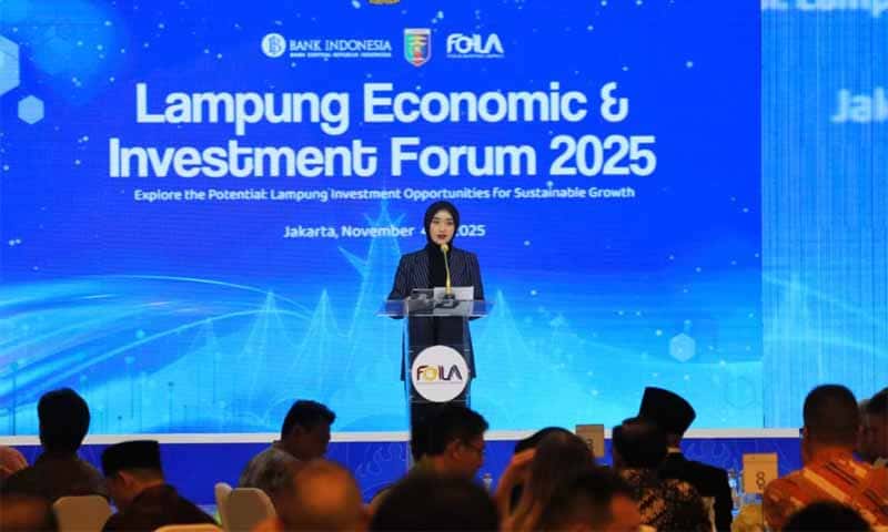 Wakil Gubernur Lampung, Jihan Nurlela Sambut Peserta LEIF 2025 | Foto: Ist.