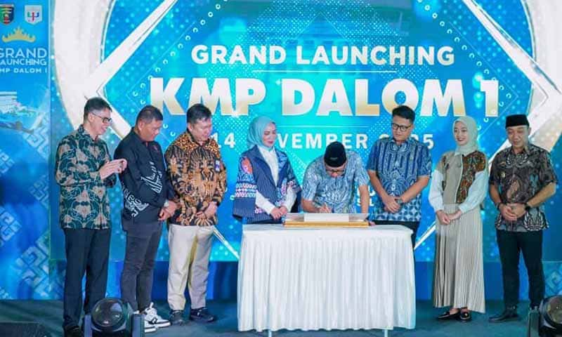 Peresmian KMP Dalom 1 di Lintas Penyeberangan Bakauheni-Merak | Foto: Ist.