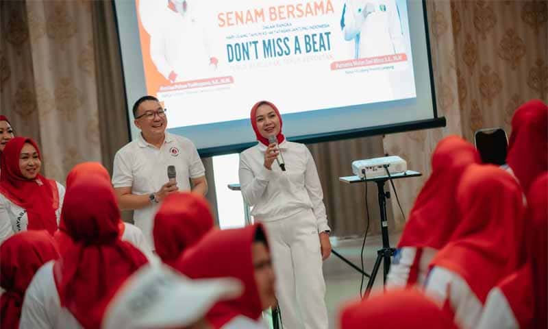 Ketua Yayasan Jantung Indonesia (YJI) Provinsi Lampung, Purnama Wulan Sari | Foto: Ist.
