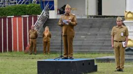 Apel Mingguan di Lapangan Korpri Kantor Gubernur | Foto: Ist.