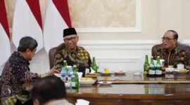 Gubernur Rahmat Mirzani Djausal menyambut kunjungan Ketua Mahkamah Agung (MA) Republik Indonesia, Prof. Dr. H. Sunarto, S.H., M.H., | Foto: Ist.