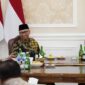 Gubernur Rahmat Mirzani Djausal menyambut kunjungan Ketua Mahkamah Agung (MA) Republik Indonesia, Prof. Dr. H. Sunarto, S.H., M.H., | Foto: Ist.