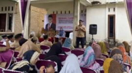 Ketua DPRD Lampung, Ahmad Giri Akbar saat melakukan sosialisasi pembinaan ideologi Pancasila di Lampung Timur, Satbtu-Ahad (17-18/1/2026). | Foto: Ist.