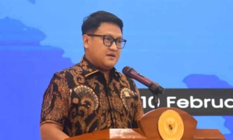 Ketua DPRD Lampung, Ahmad Giri Akbar saat menyampaikan sambutan pada kegiatan Penyerahan LHP BPK RI, Selasa (10/2/2026). | Foto: Ist.