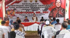 DPRD Provinsi Lampung Dapil I Bandar Lampung Gelar Sosialisasi Pembinaan Ideologi Pancasila | Foto: Ist.