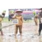 Kegiatan Tanam Padi bersama Forkopimda di Lampung Timur | Foto: Ist.