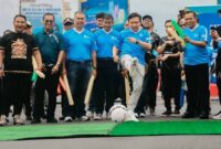 Kick Off Piala Dunia di Tugu Adipura Bandar Lampung | Foto: Ist.