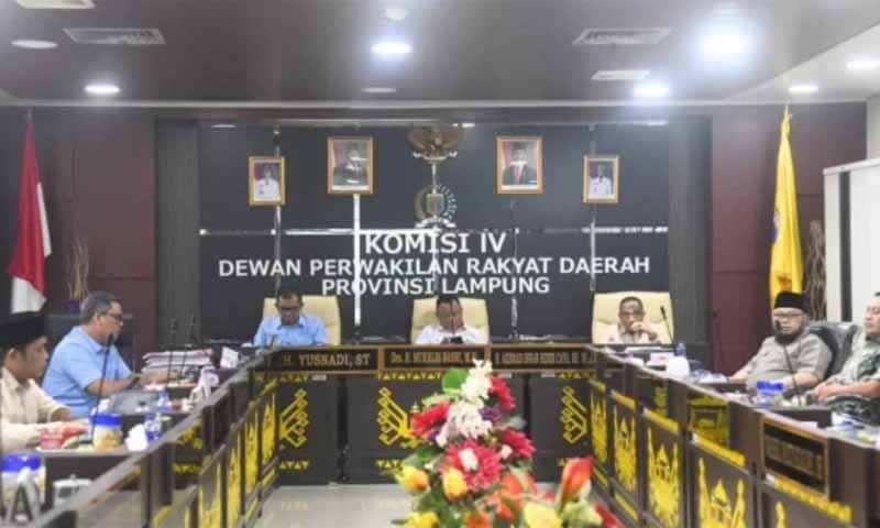 Komisi IV DPRD Provinsi Lampung menggelar Rapat Dengar Pendapat (RDP) bersama Dinas Perhubungan Provinsi Lampung dan PT Pelindo Regional 2 Panjang | Foto: Ist.