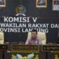 Komisi V DPRD Provinsi Lampung | Foto: Ist.
