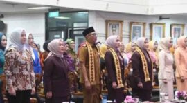 Pelantikan Pengurus BKOW  Provinsi Lampung masa bakti 2025–2030 | Foto: Ist.
