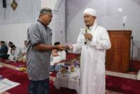 Anggota DPRD Puji Sartono Isi Tausiyah Peringatan Isra Mi’raj di Masjid Ar-Rahman Jatimulyo | Foto: Ist.