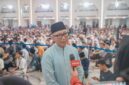 Gubernur Lampung, Rahmat Mirzani Djausal, menghadiri kegiatan Doa untuk Negeri, Damai Indonesiaku dalam rangka Hari Ulang Tahun ke-18 TV One, yang digelar di Masjid Al-Bakrie | Foto: Ist.
