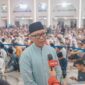 Gubernur Lampung, Rahmat Mirzani Djausal, menghadiri kegiatan Doa untuk Negeri, Damai Indonesiaku dalam rangka Hari Ulang Tahun ke-18 TV One, yang digelar di Masjid Al-Bakrie | Foto: Ist.