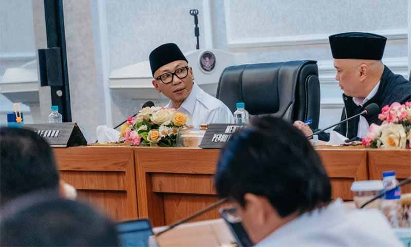 Pemerintah Provinsi Lampung bersama Kementerian Perhubungan menggelar Rapat Koordinasi (Rakor) Persiapan Angkutan Lebaran 2026 | Foto: Ist.