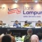 Rapat Koordinasi Strategis Bank Lampung | Foto: Ist.
