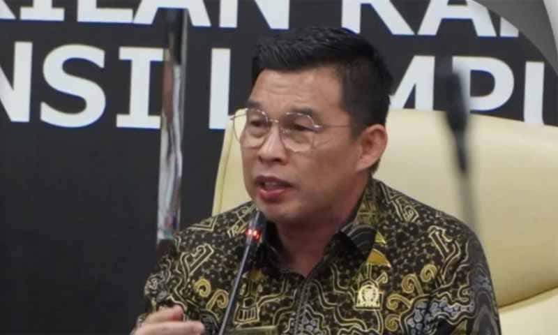Ketua Komisi V DPRD Lampung, Yanuar Irawan saat menerima audiensi Lampung Anti LGBT, Rabu (7/1/2026). | Foto: Ist.
