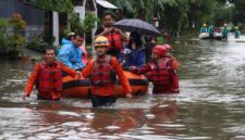 BPBD Provinsi Lampung mencatat 3 orang meninggal dunia akibat banjir bandang yang melanda Kecamatan Panjang, Kota Bandar Lampung | Foto: Radar Bangkalan dari ANTARA/ARNAS PADDA