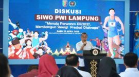 Diskusi SIWO PWI Lampung | Foto: Ist.