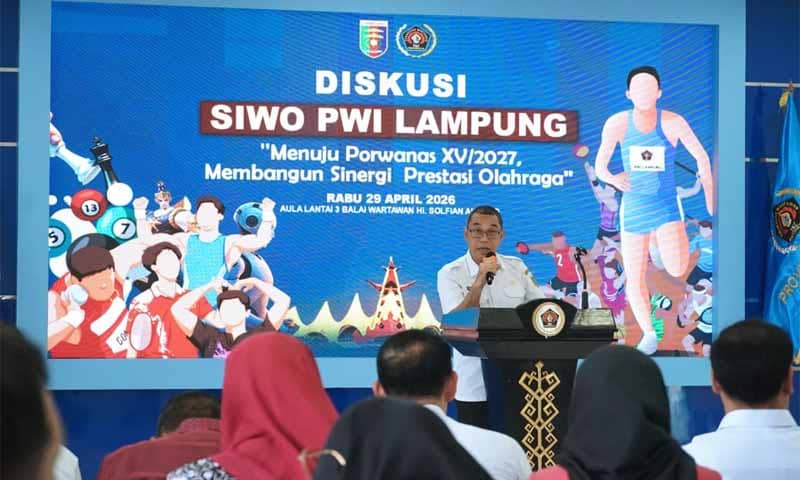 Diskusi SIWO PWI Lampung | Foto: Ist.