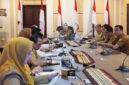 Wakil Gubernur Lampung Jihan Nurlela memimpin rapat Evaluasi Tahun 2025 dan Rencana Tahun 2026 Program Desaku Maju | Foto: Ist.