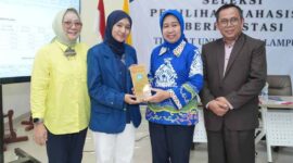 Mahasiswa Universitas Lampung (Unila) Luthfia Zahra Delfi | Foto: Ist.