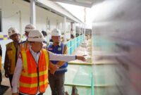 Sekretaris Daerah Provinsi Lampung, Marindo Kurniawan, meninjau langsung kesiapan fasilitas pendukung Program Strategis Nasional (PSN) di kawasan Kota Baru | Foto: Ist.
