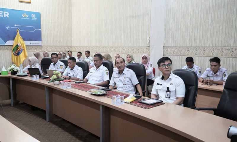 Pemerintah Provinsi Lampung mengikuti kegiatan asistensi implementasi Reformasi Birokrasi (RB) | Foto: Ist.
