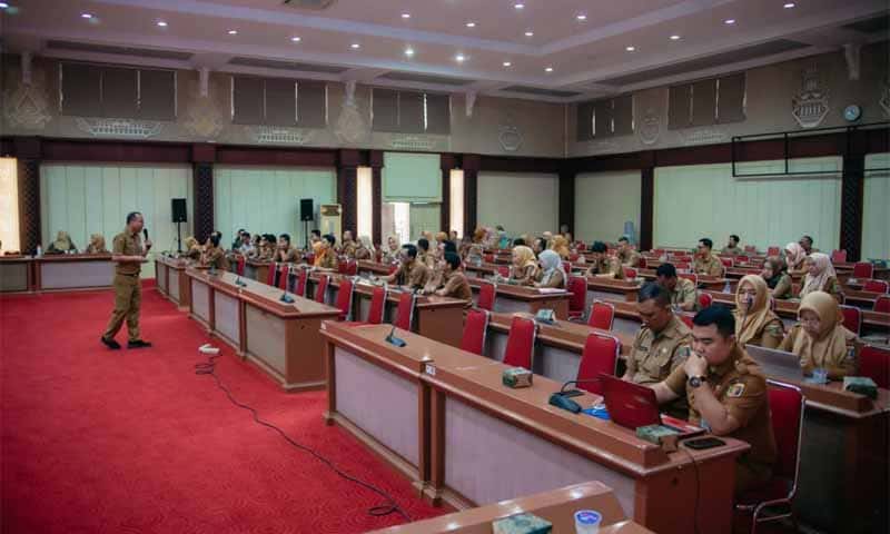 Penguatan kompetensi pelaku Pengadaan Barang dan Jasa Pemprov Lampung | Foro: Ist.