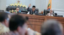 Gubernur Rahmat Mirzani Djausal menerima kunjungan kerja reses Komisi VII DPR RI | Foto: Ist.
