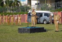 Apel Mingguan di Lapangan Korpri, Pemprov Lampung | Foto: Ist.