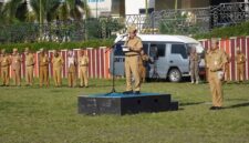 Apel Mingguan di Lapangan Korpri, Pemprov Lampung | Foto: Ist.