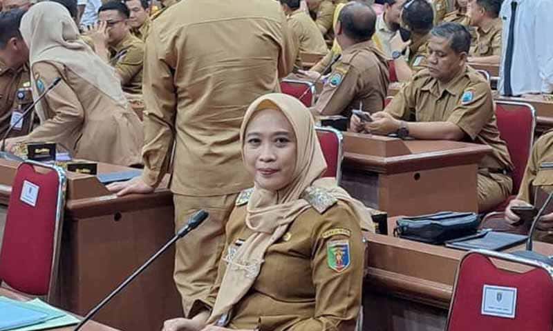 Kepala Dinas Ketahanan Pangan, Tanaman Pangan, dan Hortikultura (KPTPH) Provinsi Lampung, Elvira Umihanni | Foto: Ist.