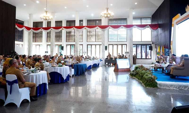 High Level Meeting Tim Percepatan dan Perluasan Digitalisasi Daerah (TP2DD) Provinsi Lampung | Foto: Ist.
