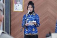Wakil Gubernur Lampung, Jihan Nurlela menjadi inspektur upacara Peringatan Hari Kebangkitan Nasional (Harkitnas) ke-118 | Foto: Ist.
