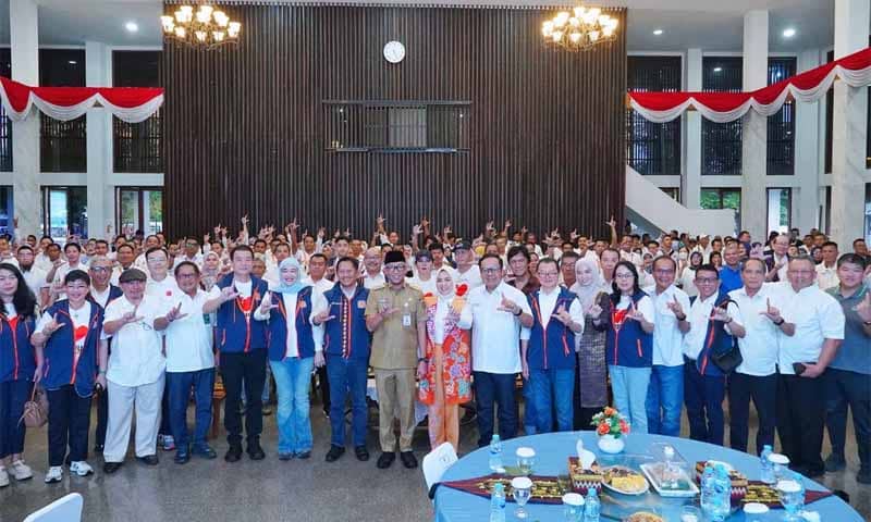 Pelaksanaan peringatan Hari Ulang Tahun ke-54 Realestat Indonesia | Foto: Ist.