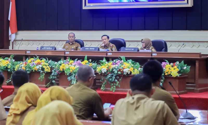 Exit Meeting Pembinaan dan Pengawasan Penyelenggaraan Pemerintahan Daerah oleh Inspektorat Jenderal Kementerian Dalam Negeri, Selasa (12/5/2026) | Foto: Ist.