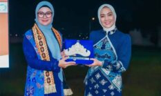 TP PKK Lampung Sambut Kunjungan TP PKK Pusat di Mahan Agung