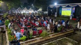 Pemerintah Provinsi Lampung menggelar nonton bareng (Nobar) pertandingan Piala Dunia | Foto: Ist.