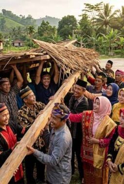 Sakai Sambayan: Nilai Gotong Royong yang Menguatkan Orang Lampung