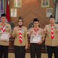 Wakil Gubernur Lampung sekaligus Ketua Kwartir Daerah (Kwarda) Gerakan Pramuka Lampung, Jihan Nurlela melantik Pengurus Majelis Pembimbing Gugus Depan (Mabigus) dan Pembina Gugus Depan 09-029 dan 09-030 Gerakan Pramuka UIN Raden Intan Lampung | Foto: Ist.