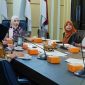 Wakil Gubernur Lampung, Jihan Nurlela mengikuti Rapat Koordinasi Tim Percepatan Penanggulangan Tuberkulosis (TP2TB) bersama Pemerintah Kabupaten Tanggamus secara virtual | Foto: Ist.
