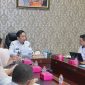 Sekretaris Daerah Provinsi Lampung, Marindo Kurniawan  memimpin rapat tata organisasi | Foto: Ist.