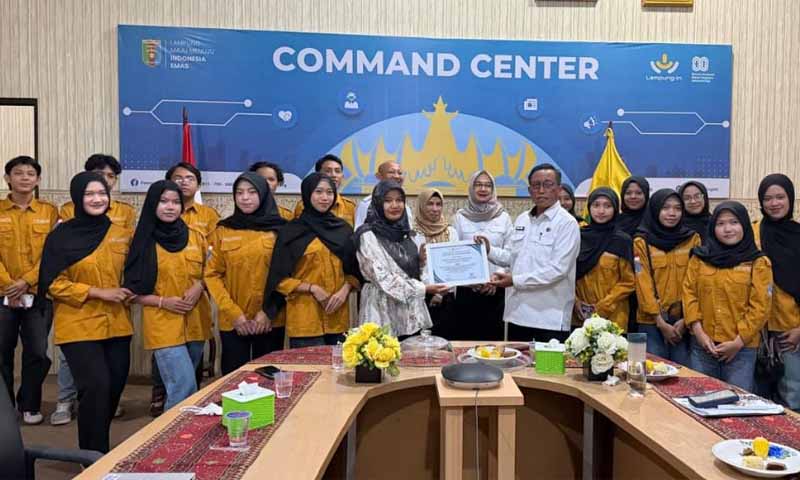 Dinas Komunikasi, Informatika, dan Statistik (Diskominfotik) Provinsi Lampung menjajaki kerja sama dengan Program Studi Sains Data Fakultas Sains dan Teknologi UIN Raden Intan Lampung | Foto: Ist.